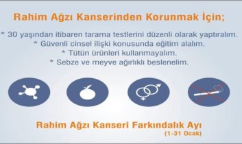 Rahim Ağzı Kanseri Farkındalık Ayı