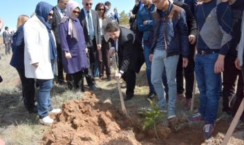 Yeşil Bir Aksaray İçin 80 Bin Fidan Toprakla Buluşuyor