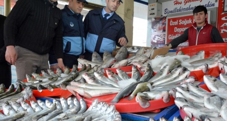 Aksaray’da Balıkçılar Denetimden Geçiriliyor