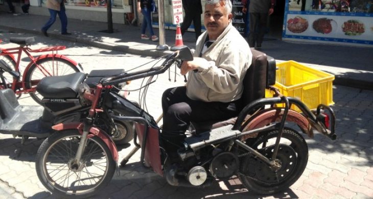 Engelli Vatandaşın Motosikletini Çaldılar