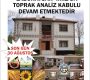 Toprak Tahlili İçin Son Günler Yaklaşıyor