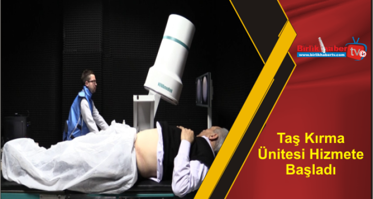 Taş Kırma Ünitesi Hizmete Başladı