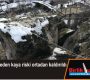 Tehlike arz eden kaya riski ortadan kaldırıldı