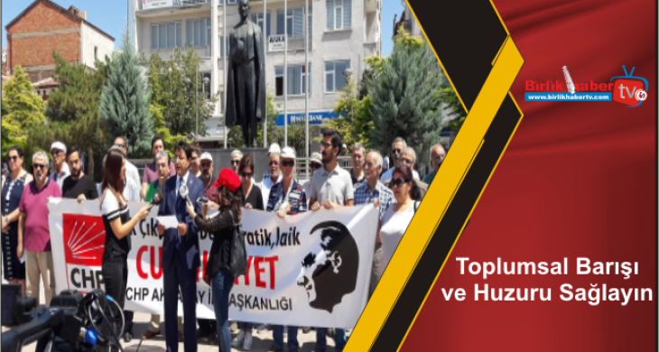 Toplumsal Barışı ve Huzuru Sağlayın