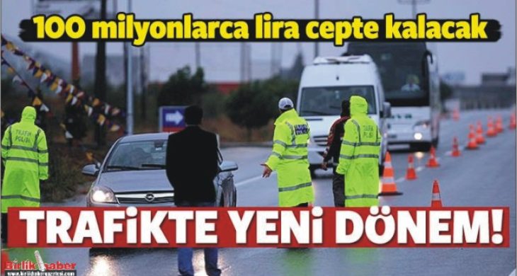 Trafikte e-tebligat dönemi