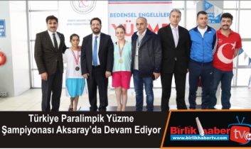 Türkiye Paralimpik Yüzme Şampiyonası Aksaray’da Devam Ediyor