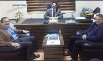 Tüzün ve Gizlenci Gazeteciler ve Yazarlar Cemiyetini Ziyaret Etti