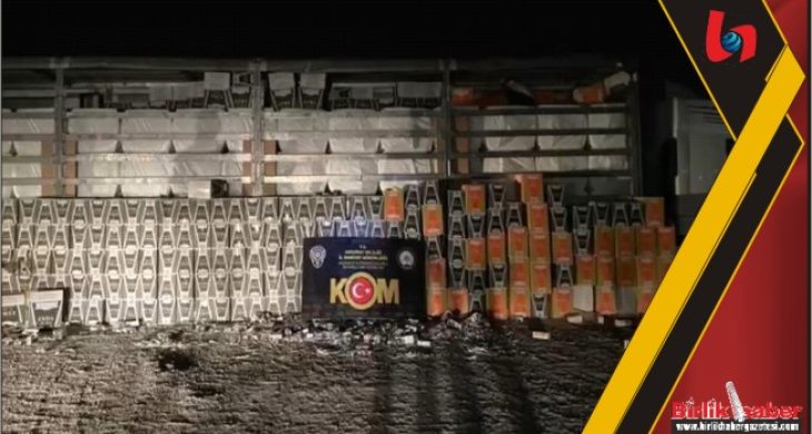 Üç milyon Makaron ele geçirildi