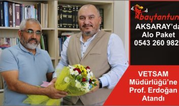 VETSAM Müdürlüğü’ne Prof. Erdoğan Atandı