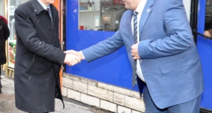 Vali Ataklı Başkan Koçak’ı Ziyaret Etti