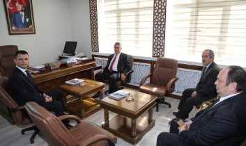 Vali Pekmez DSİ Şube Müdürlüğü ile Orman İşletme Müdürlüğünü ziyaret etti