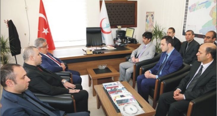 Vali Pekmez Sağlık İl Müdürlüğünü ziyaret etti