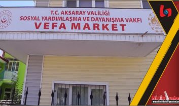 Vefa Sosyal Markete anlamlı bağış