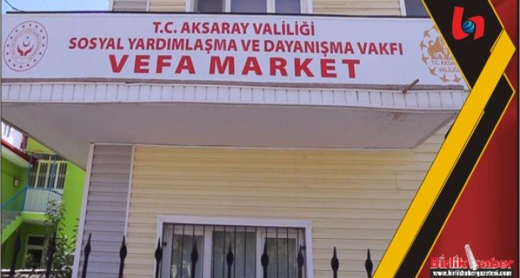 Vefa Sosyal Markete anlamlı bağış
