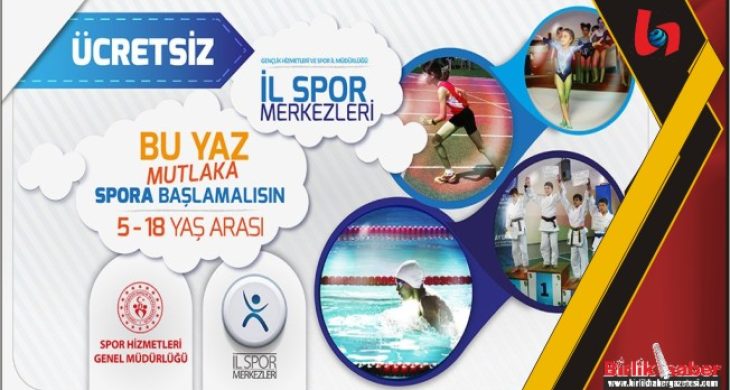 Yaz Spor Okulları Aksaray’da Kapılarını Açıyor