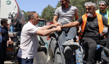 Yavuz Ağıralioğlu’ndan Bursa yangın bölgesine ziyaret