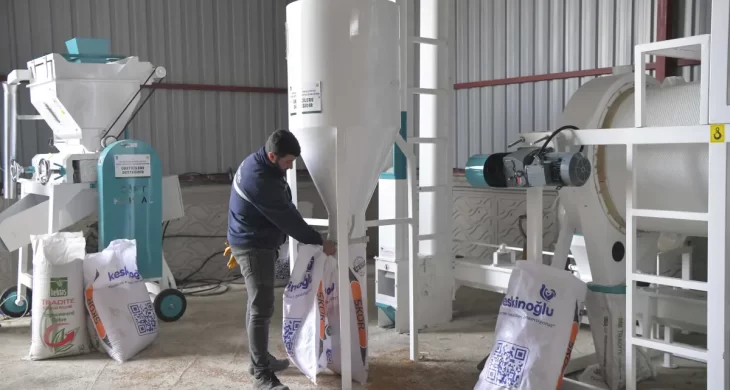 ABB’den Polatlı Uzunbeyli’ye tohum eleme ve yem ezme tesisi