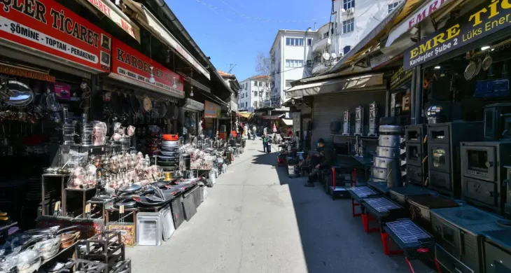 ABB’den Tenekeciler Caddesi’ne estetik dokunuş