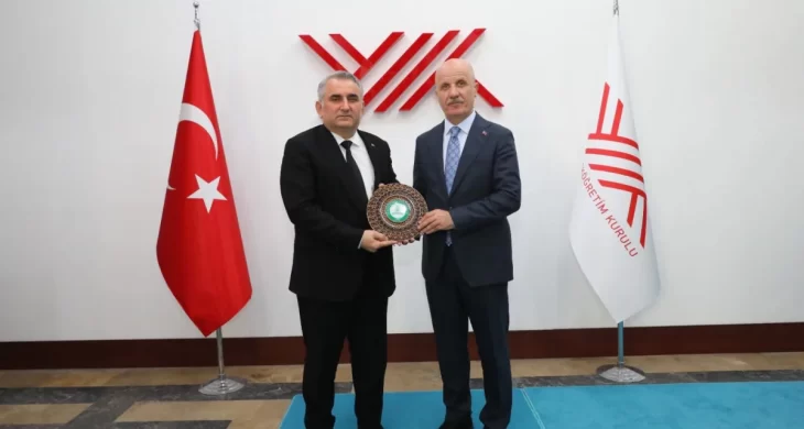 AÇÜ Rektörü Prof. Dr. İbrahim Aydın’dan YÖK Başkanı Prof. Dr. Erol Özvar’a ziyaret