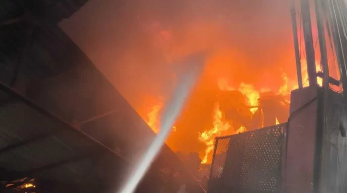 Adana’da geri dönüşüm fabrikasında korkutan yangın