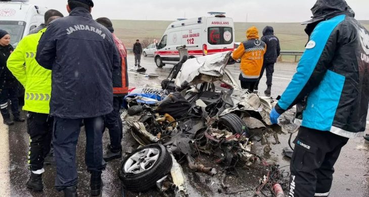 Adıyaman’da kaza: 3 ölü, 1 yaralı