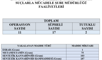 Ordu’da madde operasyonları: Çok sayıda gözaltı ve tutuklama