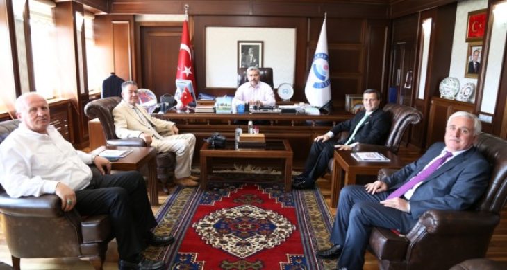 AYÜ Heyetinden Rektör Şahin’e Ziyaret