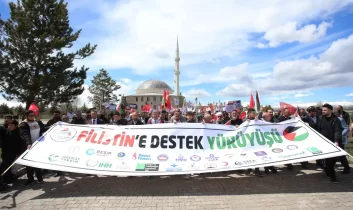 7’den 70’e Tek Ses: Özgür Filistin Yürüyüşü