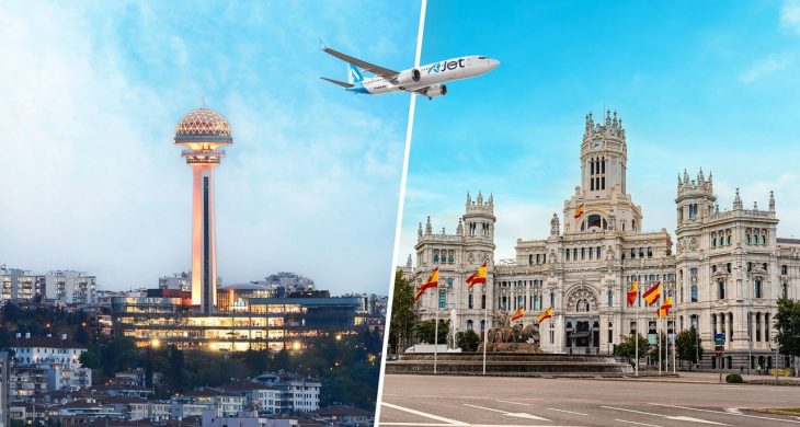 AJet Ankara’yı İspanya’ya bağlıyor: Başkent’ten İspanya’ya uçan ilk hava yolu