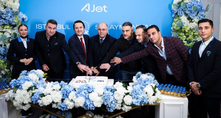AJet İstanbul’dan Süleymaniye’ye ilk seferini yaptı