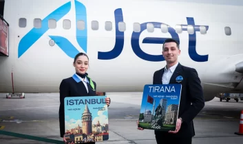 AJet’in Tiran Seferleri başladı