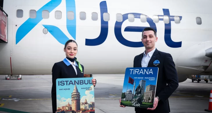 AJet’in Tiran Seferleri başladı