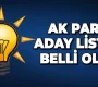 AK Parti’nin 2024 yılı yerel seçim adayları listesi