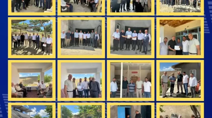 AK Parti Baskil’de 100 kişilik kadroyla sahaya indi