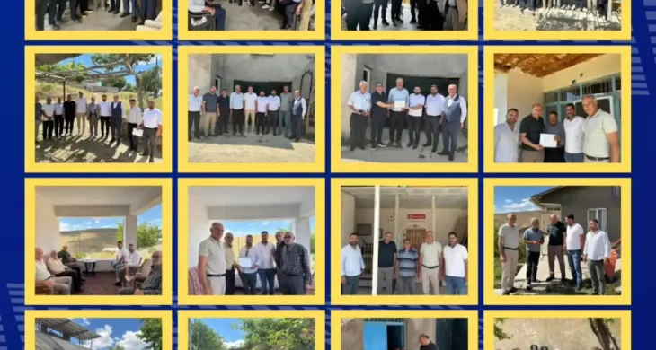 AK Parti Baskil’de 100 kişilik kadroyla sahaya indi
