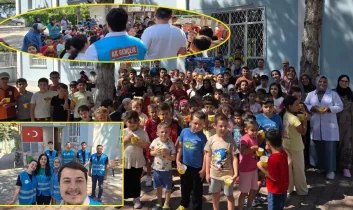 AK Parti Burdur il gençlik kollarından Kur’an Kursu öğrencilerine serinleten sürpriz