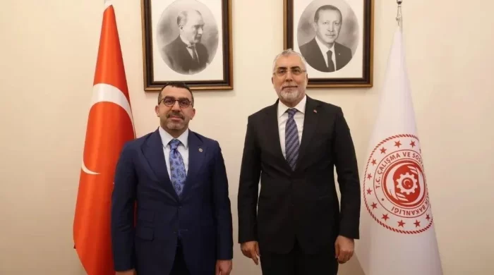 AK Parti Kars Milletvekili Adem Çalkın, Bakan Işıkhan’a ziyarette bulundu