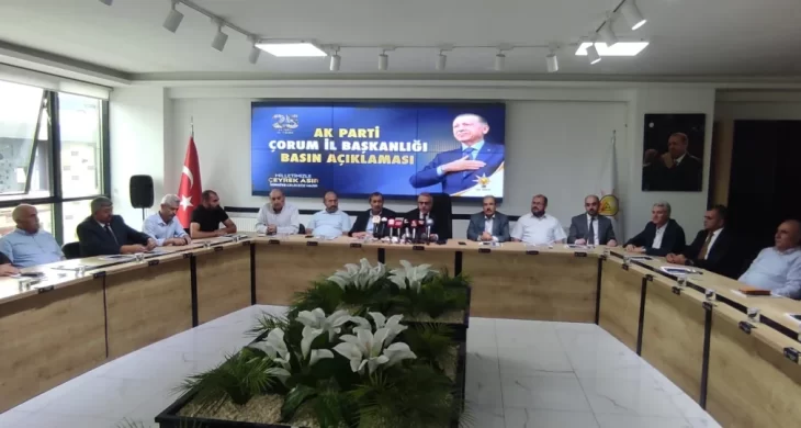 AK Parti’de 25 yıllık yolculuk: Çorum’dan “Türkiye Geleceğe Hazır”