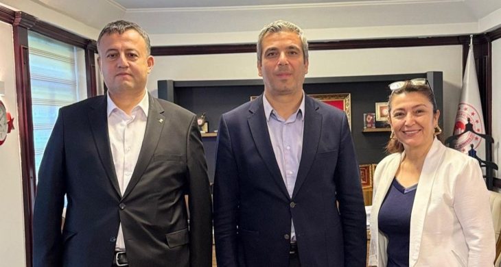 AK Parti Beypazarı İlçe Başkanı Etili’den Çevre, Şehircilik ve İklim Değişikliği İl Müdürü Arık’a ziyaret