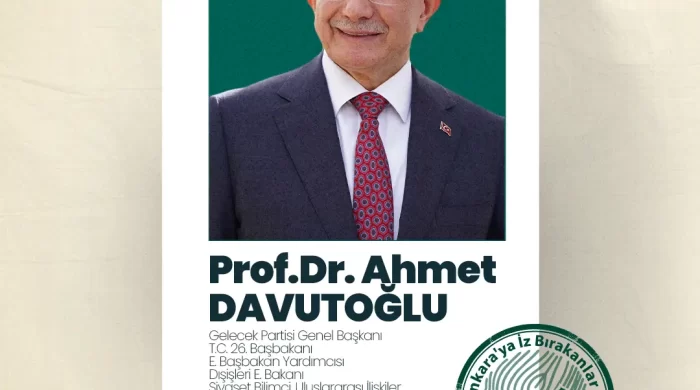 AKK Ankara’ya İz Bırakanların konuğu Prof. Dr. Ahmet Davutoğlu oldu
