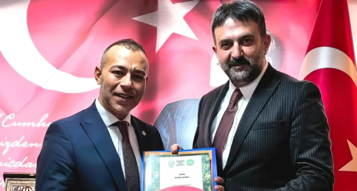 Akk Başkanı Halil İbrahim Yılmaz, Ankara Kurukahveciler ve Kuruyemişçiler Esnaf Odası Aytaç Sevimli’yi ziyaret etti
