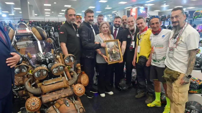 AKK Başkanı Halil İbrahim Yılmaz Motobıex’26 Ankara 2. Motosiklet-Bisiklet Endüstri ve Aksesuarları Fuarı’nı ziyaret etti