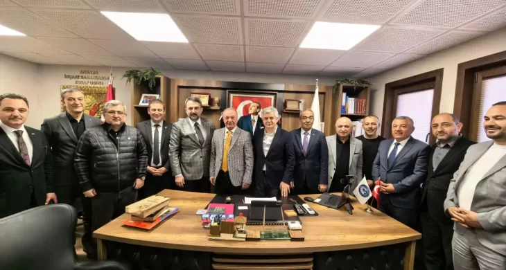 AKK Başkanı Halil İbrahim Yılmaz’dan İbrahim Aydın’a tebrik ziyareti