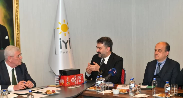 AKK Başkanı Yılmaz İyi Parti Genel Başkanı Dervişoğlu’nu ziyaret etti