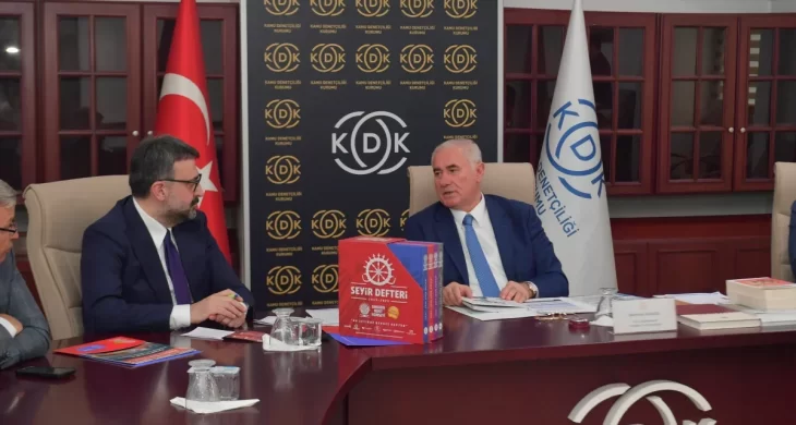 AKK Başkanı Yılmaz Kamu Denetçiliği Kurumu Başdenetçisi Mehmet Akarca’yı ziyaret etti