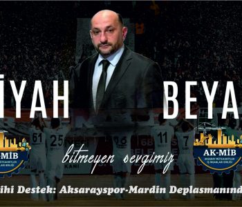 AKMİB’ten Tarihi Destek: Aksarayspor Mardin Deplasmanında Yalnız Değil!