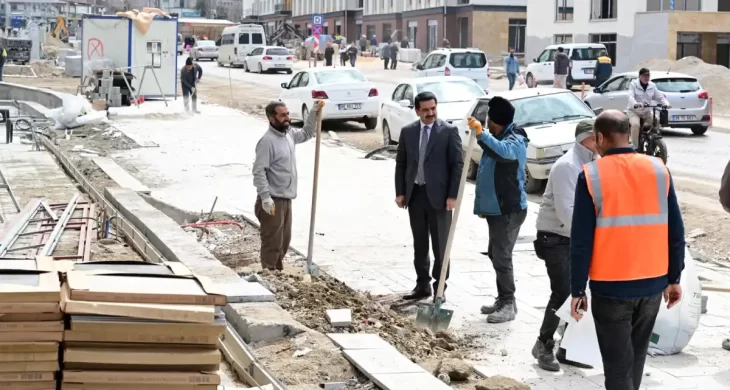Akpınar Çarşısı’nda temizlik çalışmaları sürüyor