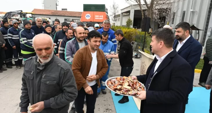 Aksaray Belediyesinde bayramlaşma