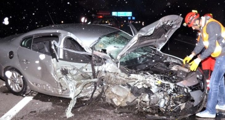 Aksaray’da Kamyonla Otomobil Çarpıştı: 1 Yaralı