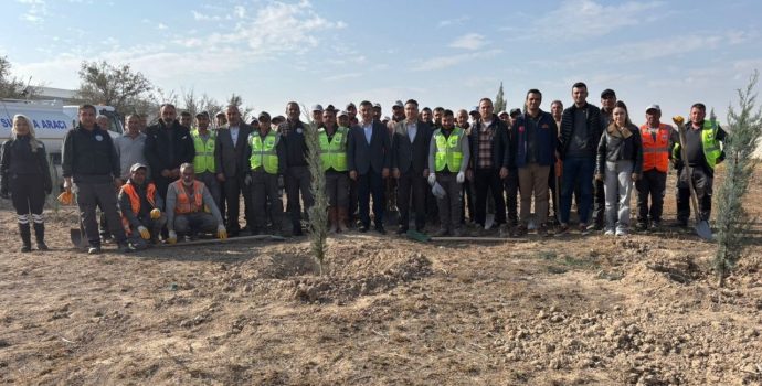 Aksaray OSB’de “Milli Ağaçlandırma Günü”nde 1.111 fidan toprakla buluştu